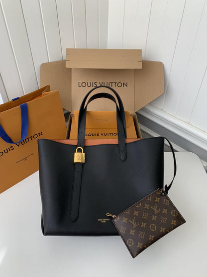 Louis Vuitton Low Key Cabas MM Black Women Hangbag