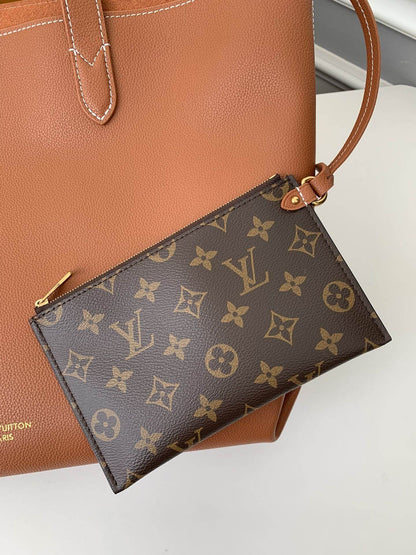 Louis Vuitton Low Key Cabas MM Cognac Women Hangbag