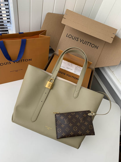 Louis Vuitton Low Key Cabas MM Sage Green Women Hangbag