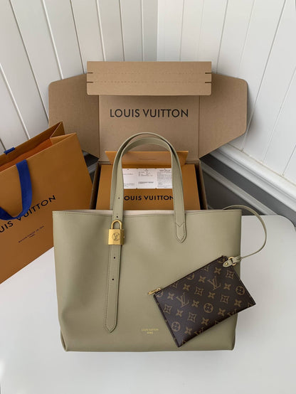 Louis Vuitton Low Key Cabas MM Sage Green Women Hangbag