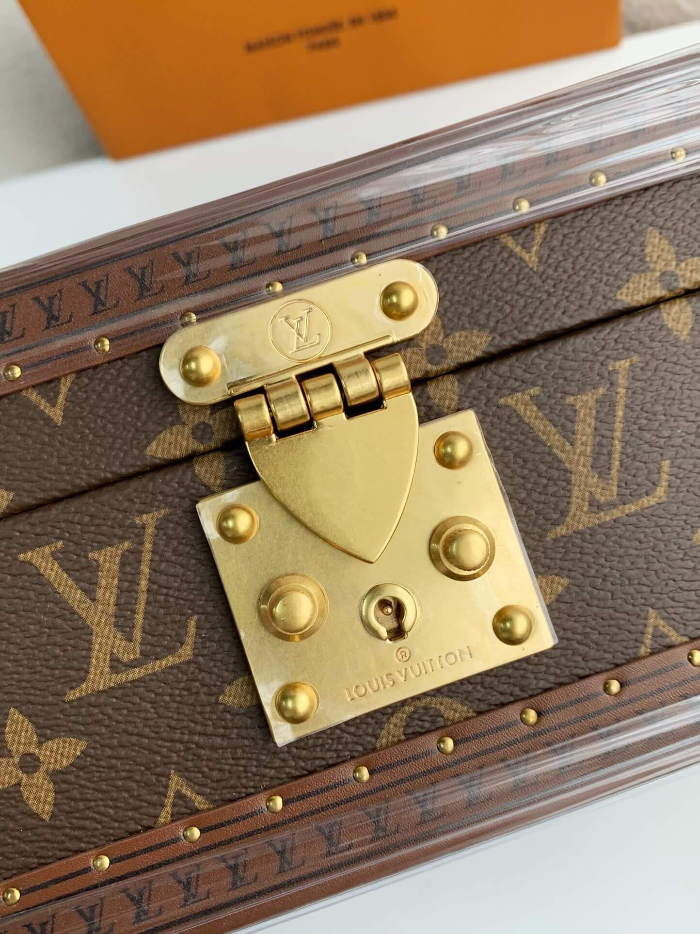 Louis Vuitton Monogram Coffret 8 Montre Watch Case "Brown"