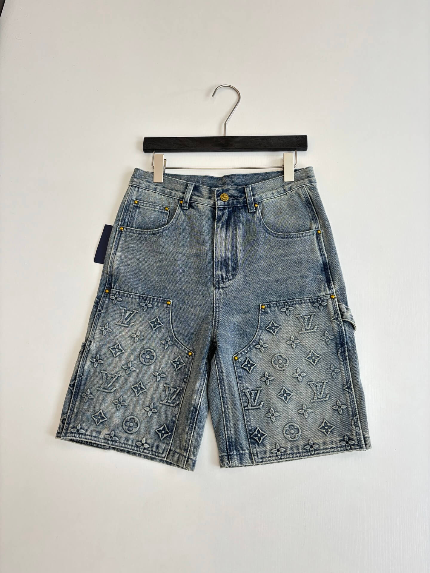 Louis Vuitton Monogram Denim Carpenter Shorts – Vintage Blue Wash