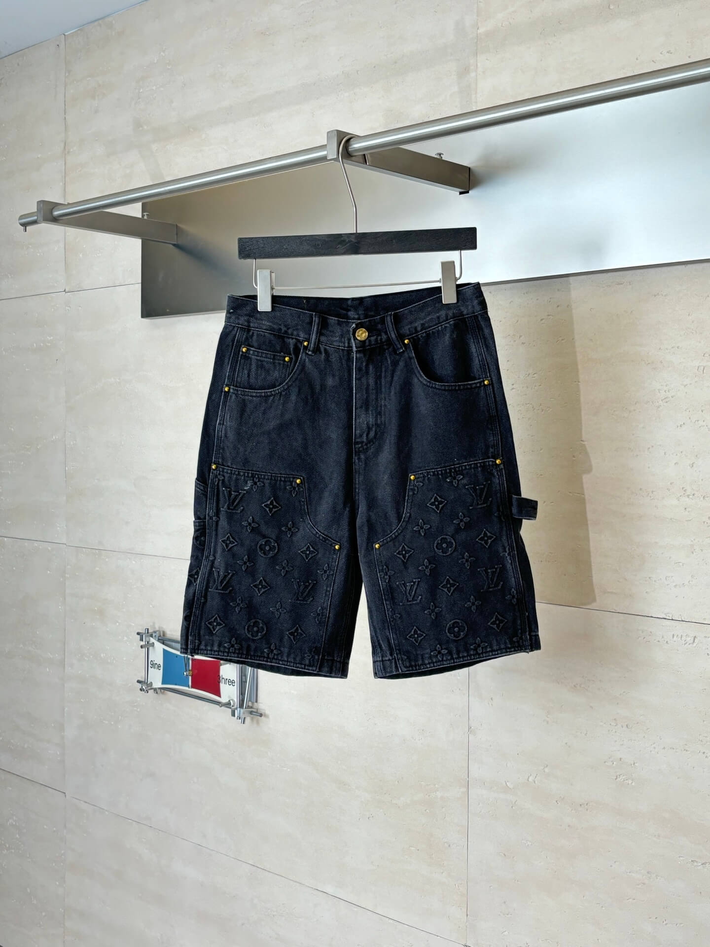 Louis Vuitton Monogram Denim Carpenter Shorts – Vintage Blue Wash