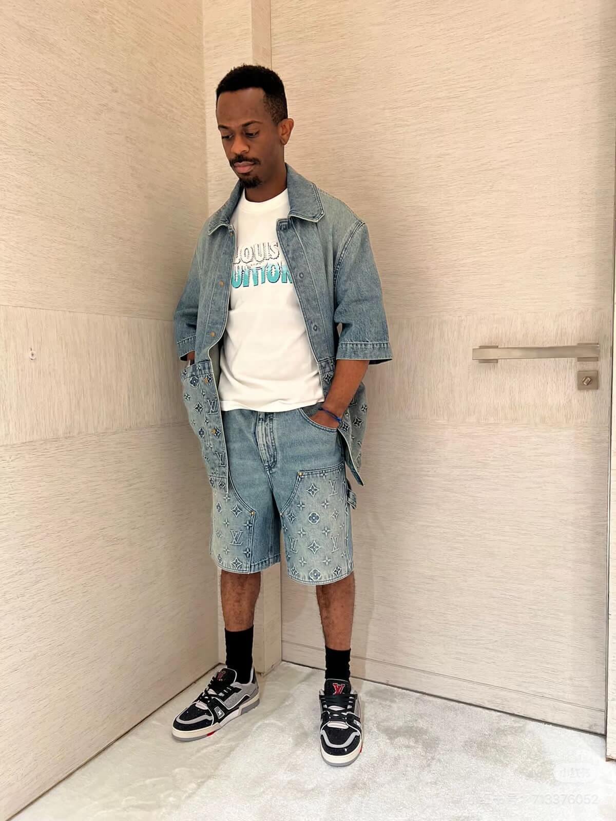 Louis Vuitton Monogram Denim Carpenter Shorts – Vintage Blue Wash