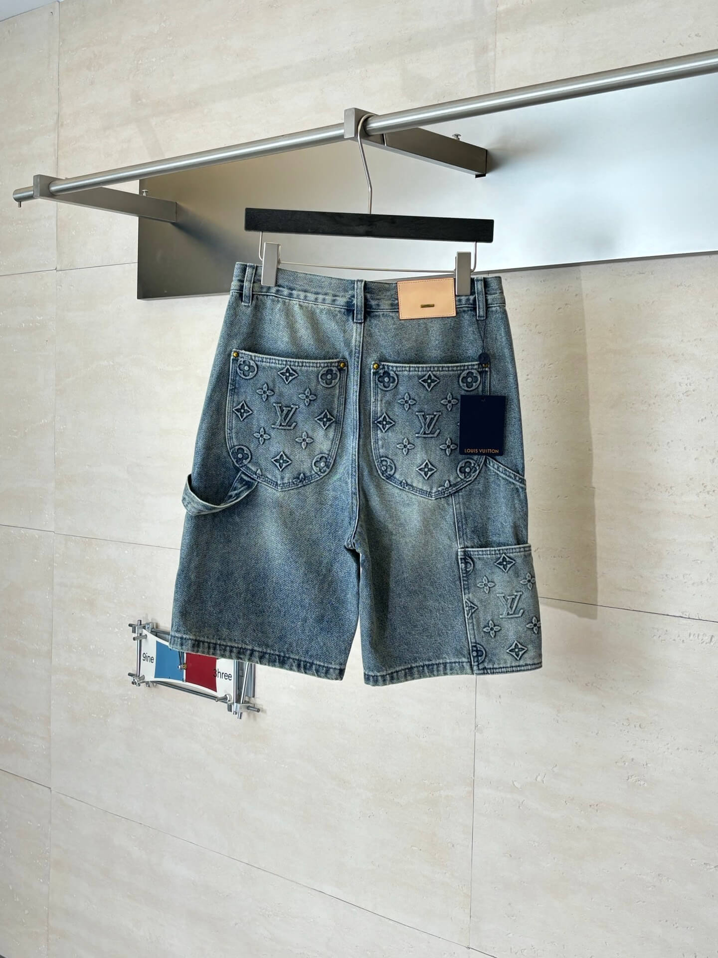 Louis Vuitton Monogram Denim Carpenter Shorts – Vintage Blue Wash