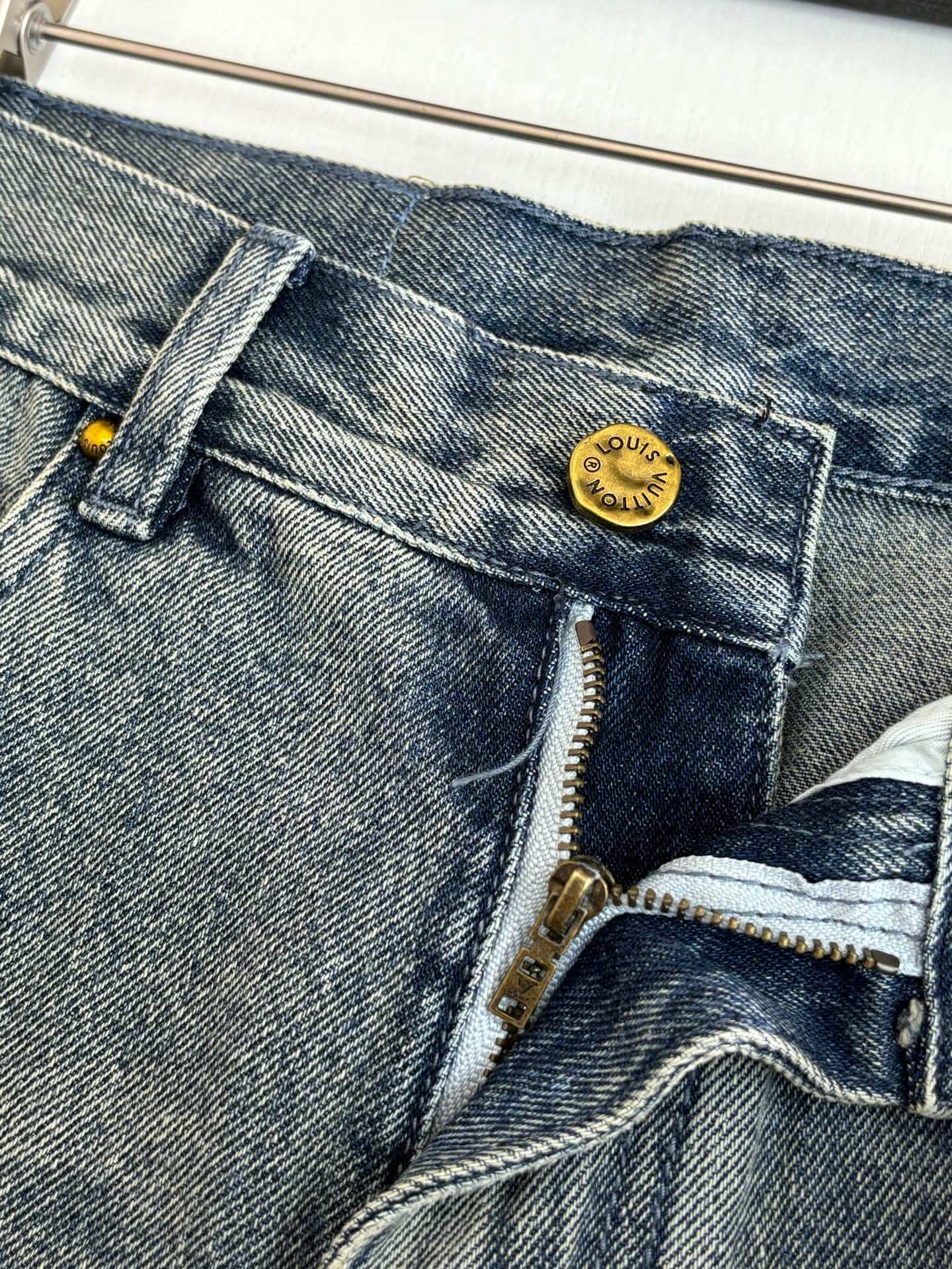 Louis Vuitton Monogram Denim Carpenter Shorts – Vintage Blue Wash