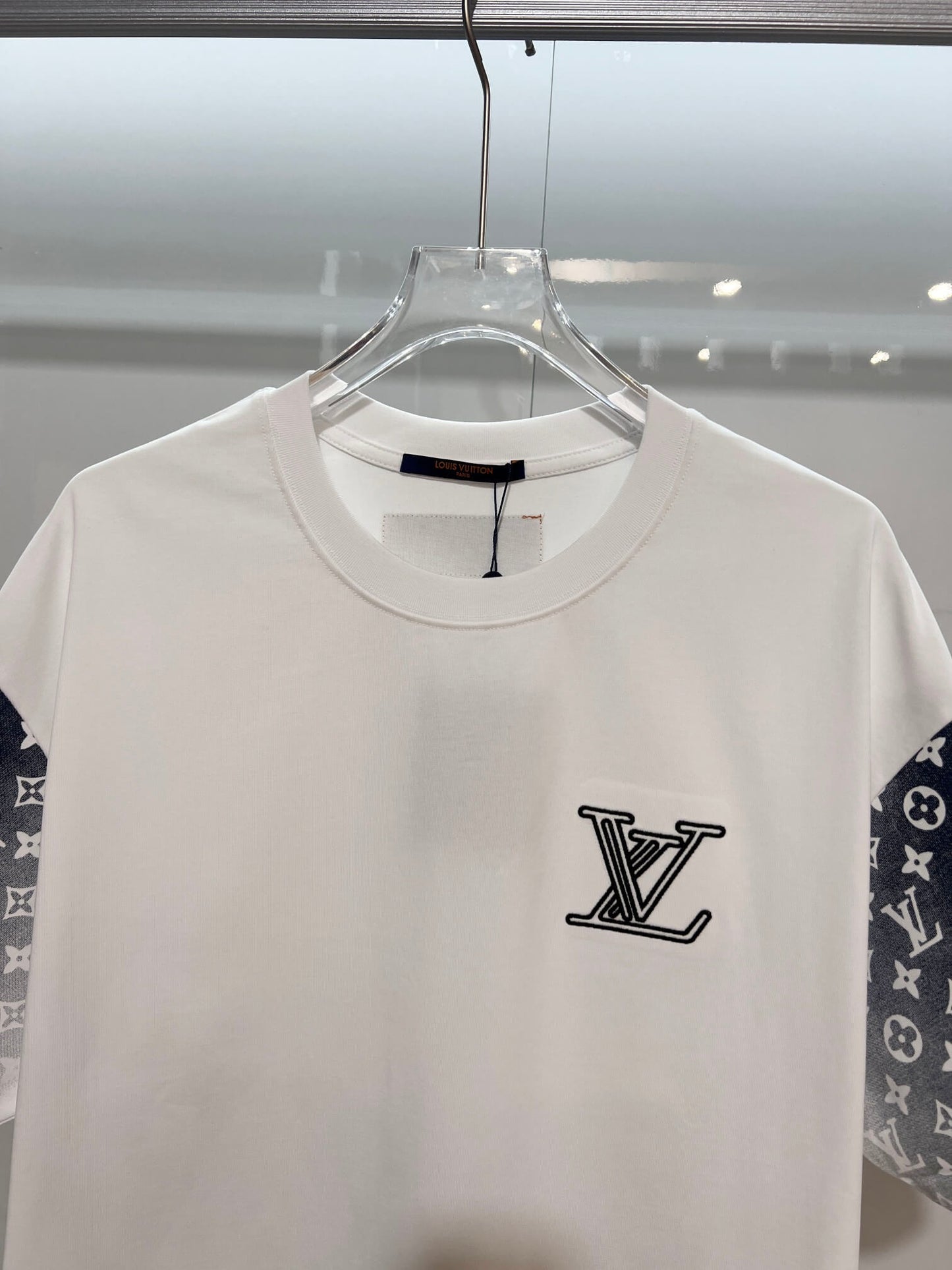 Louis Vuitton Monogram Gradient Sleeves T-Shirt – White & Black