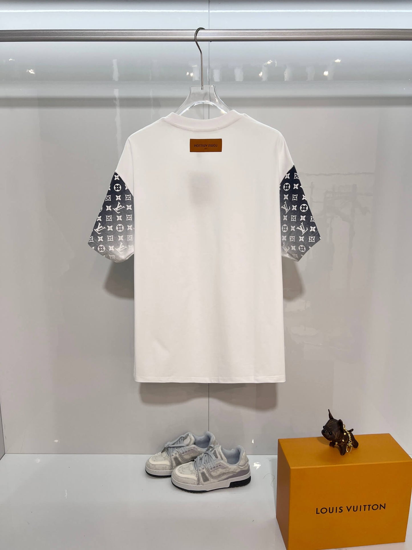 Louis Vuitton Monogram Gradient Sleeves T-Shirt – White & Black