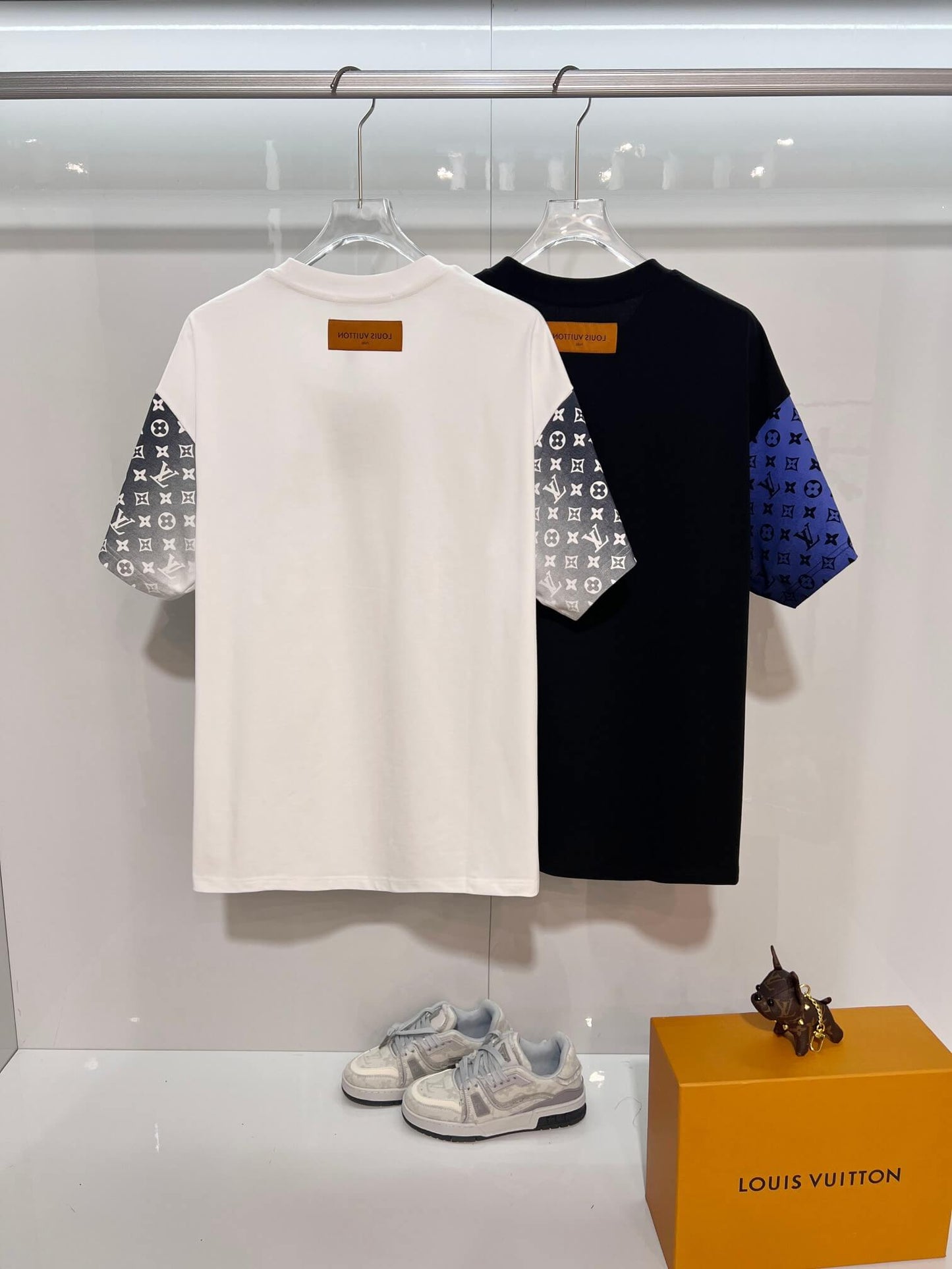 Louis Vuitton Monogram Gradient Sleeves T-Shirt – White & Black