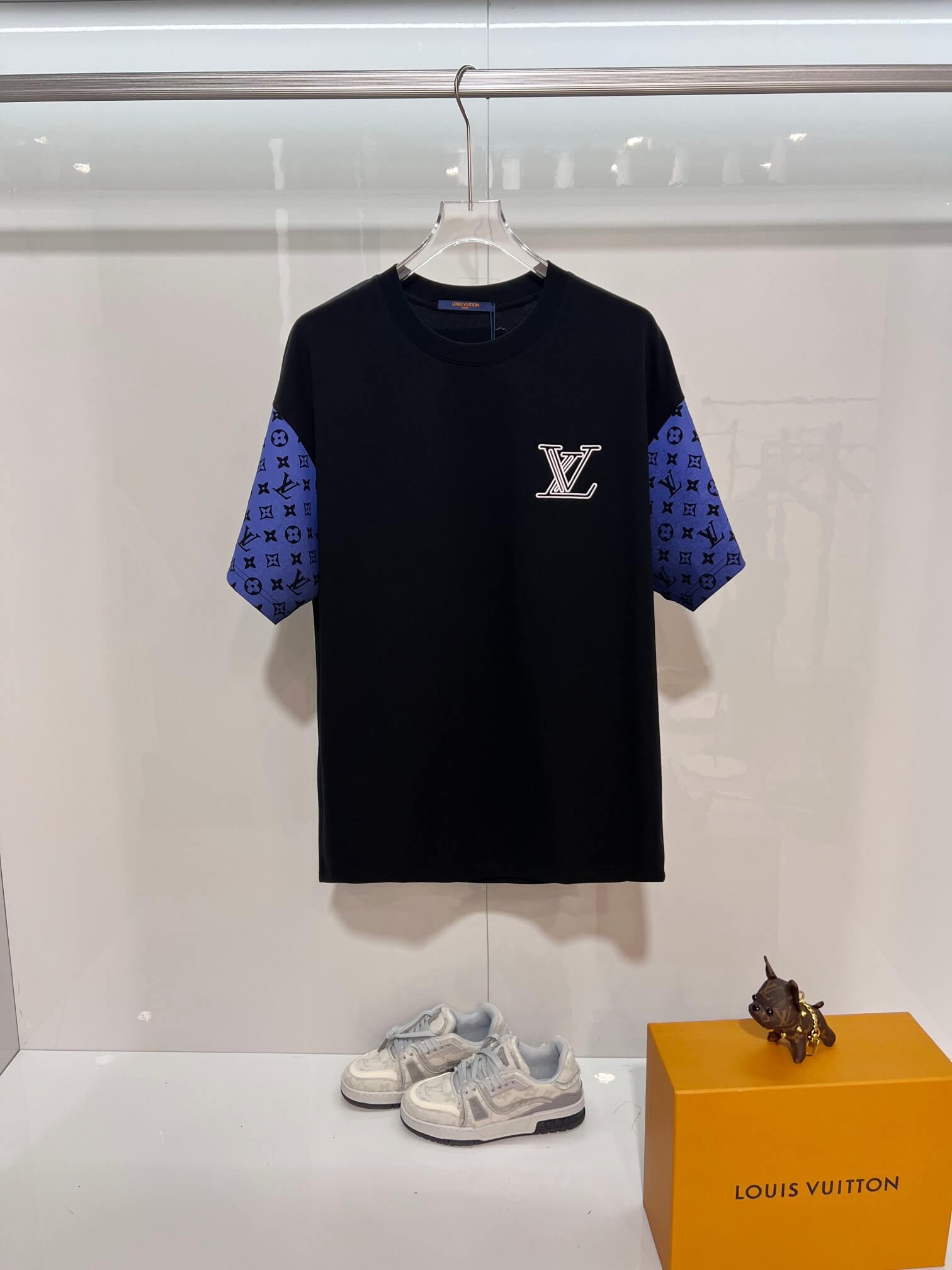 Louis Vuitton Monogram Gradient Sleeves T-Shirt – White & Black