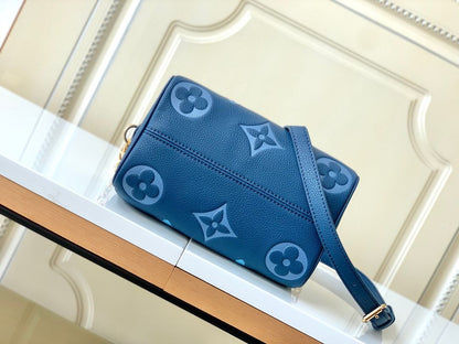 Louis Vuitton Nano Speedy bag "BLUE"