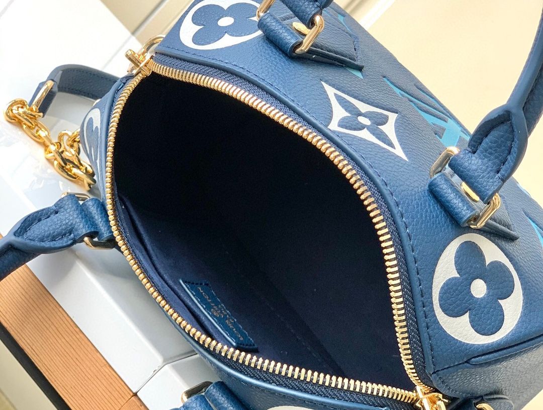 Louis Vuitton Nano Speedy bag "BLUE"