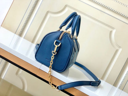 Louis Vuitton Nano Speedy bag "BLUE"