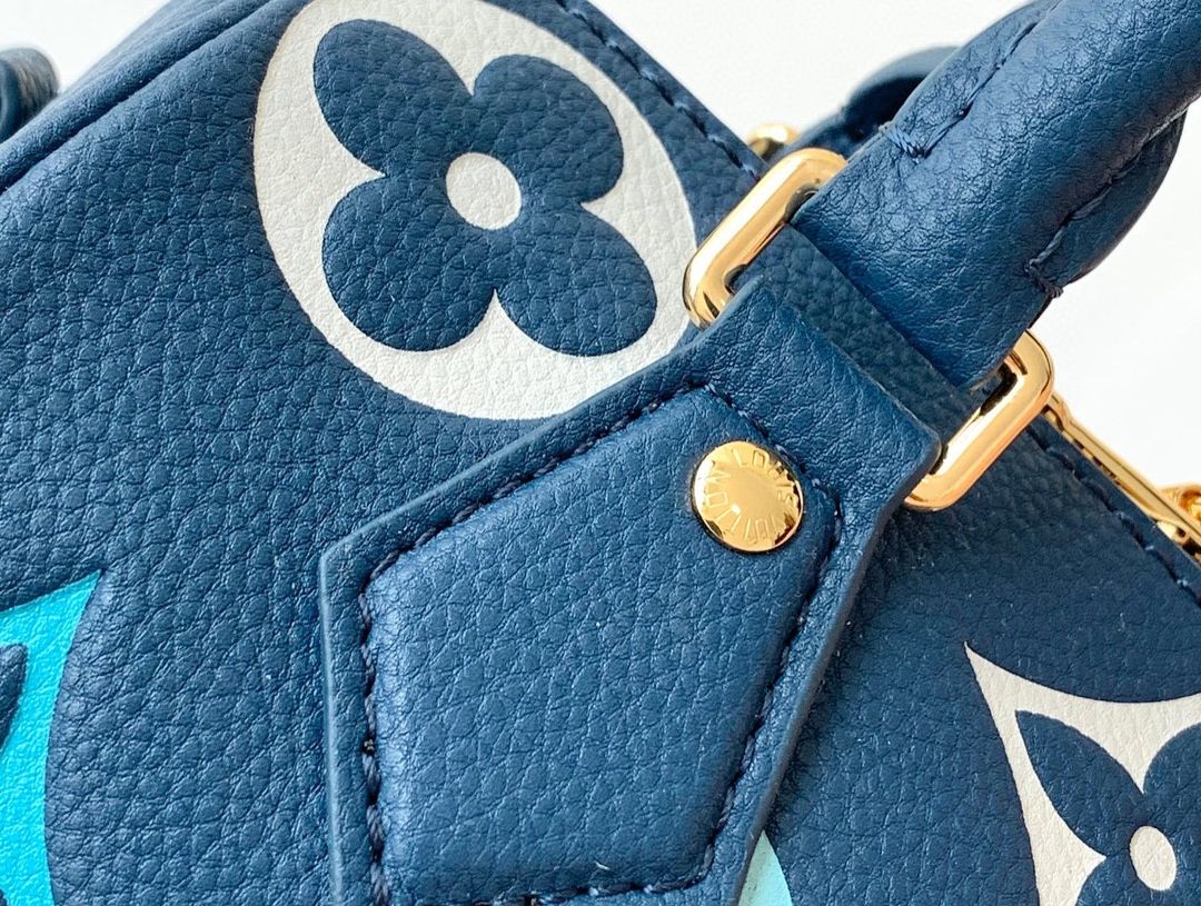 Louis Vuitton Nano Speedy bag "BLUE"