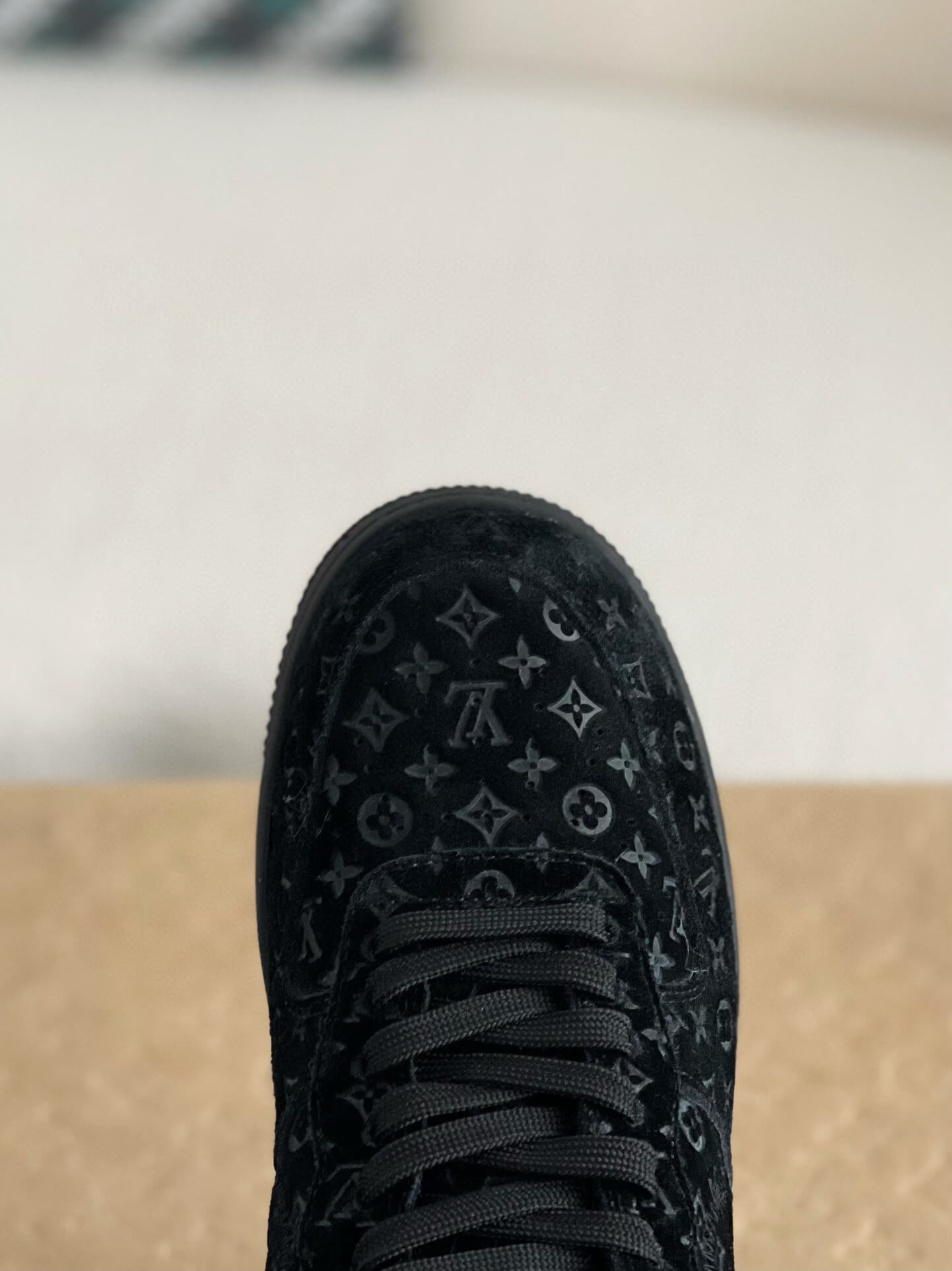 Louis Vuitton Nike Air Force 1 Low Monogram Black Sneaker