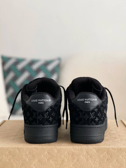 Louis Vuitton Nike Air Force 1 Low Monogram Black Sneaker