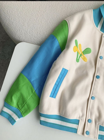 Louis Vuitton Rainbow Playground Varsity Jacket