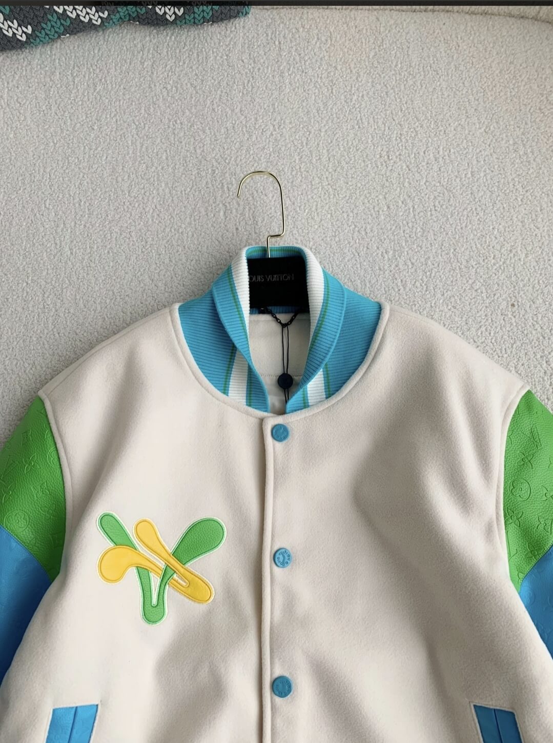 Louis Vuitton Rainbow Playground Varsity Jacket