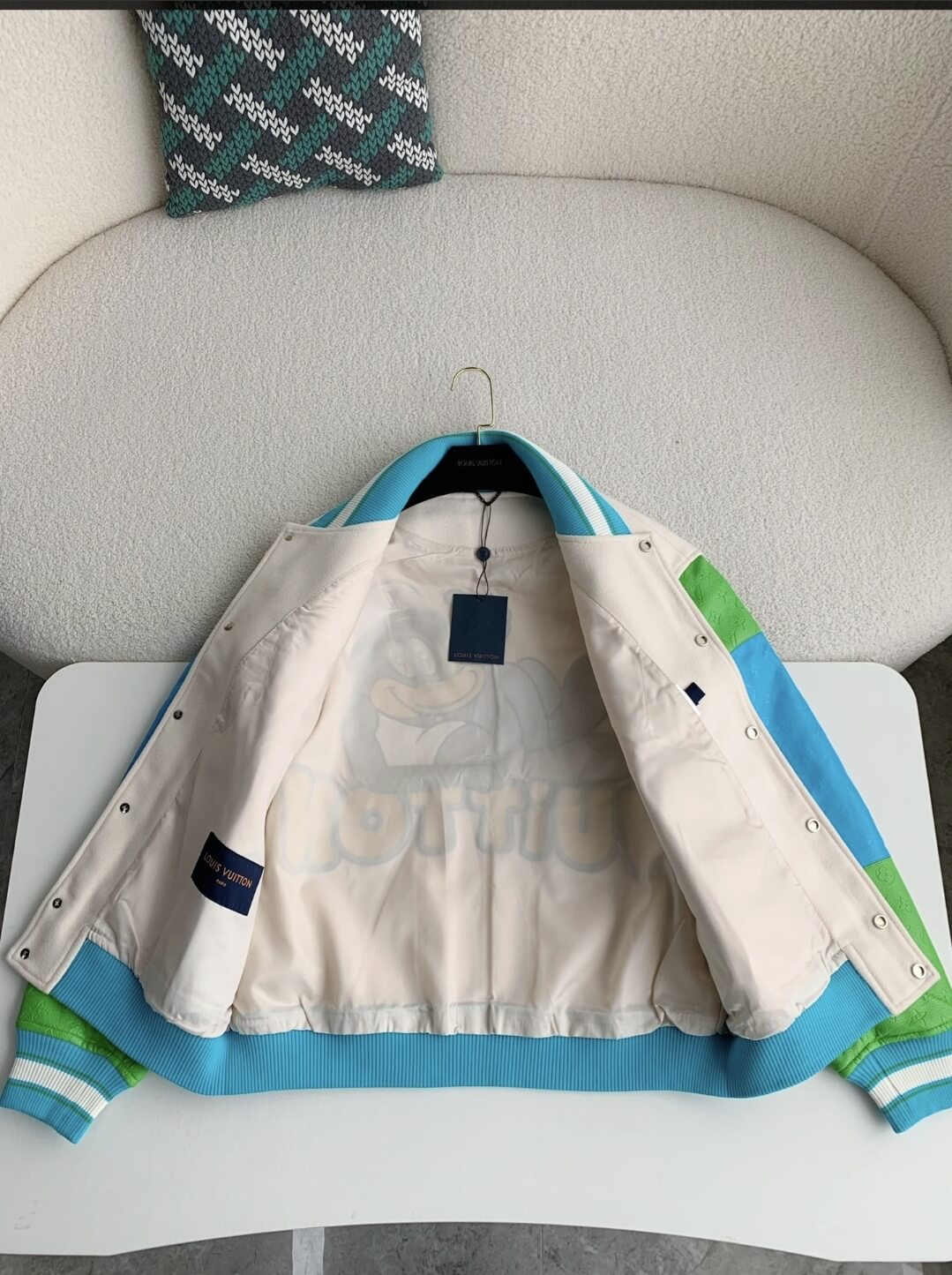 Louis Vuitton Rainbow Playground Varsity Jacket