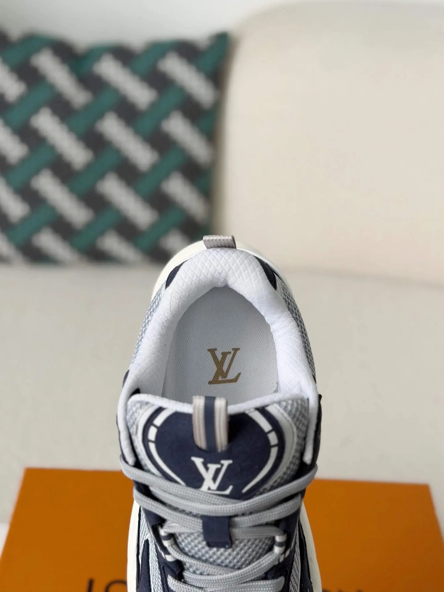 Louis Vuitton Runner Tatic Sneaker – Navy Blue & Grey – Hollo Shoe