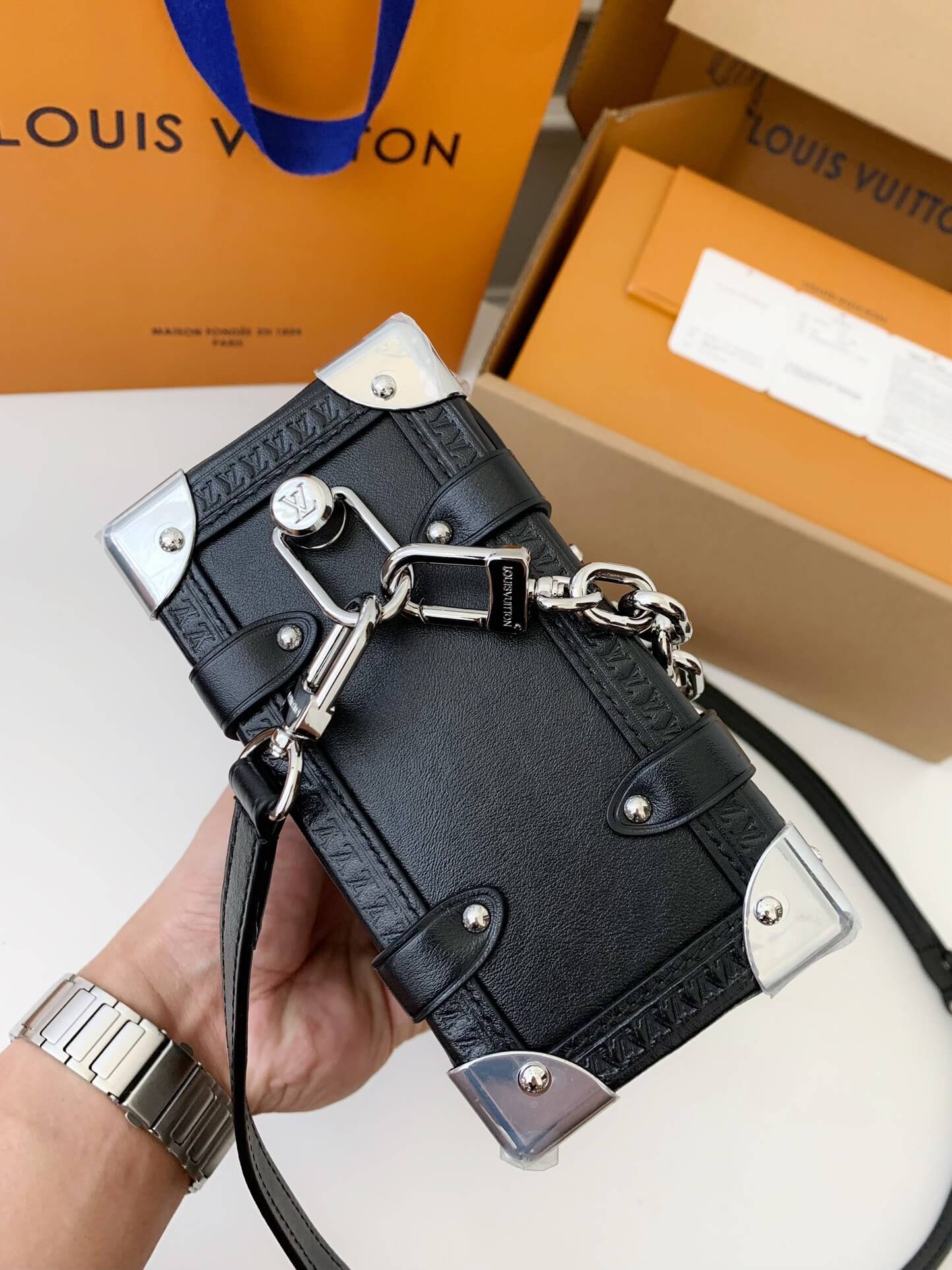 Louis Vuitton LV Slim Black Trunk