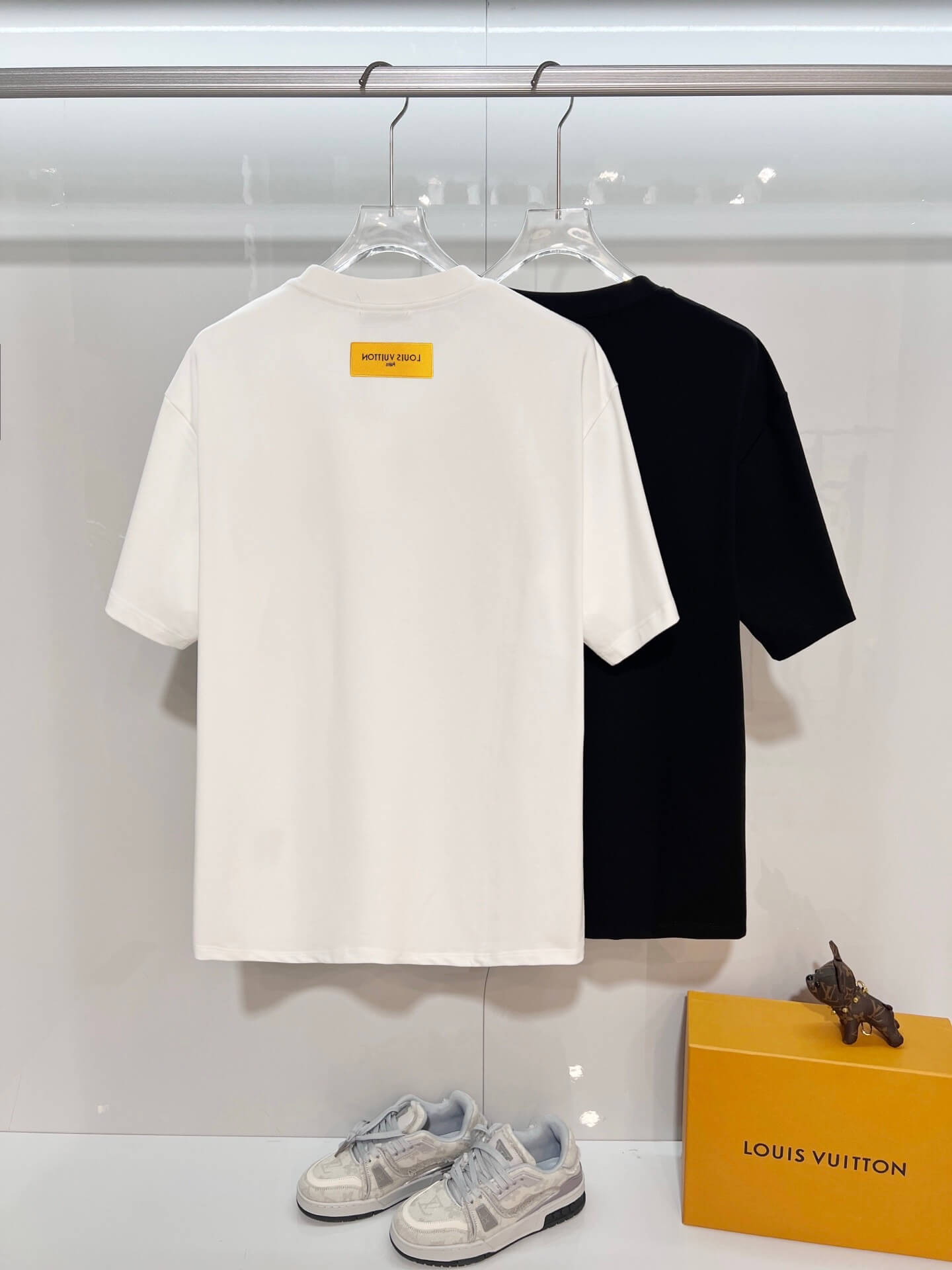 Louis Vuitton Spider Web LV Logo T-Shirt – White & Black