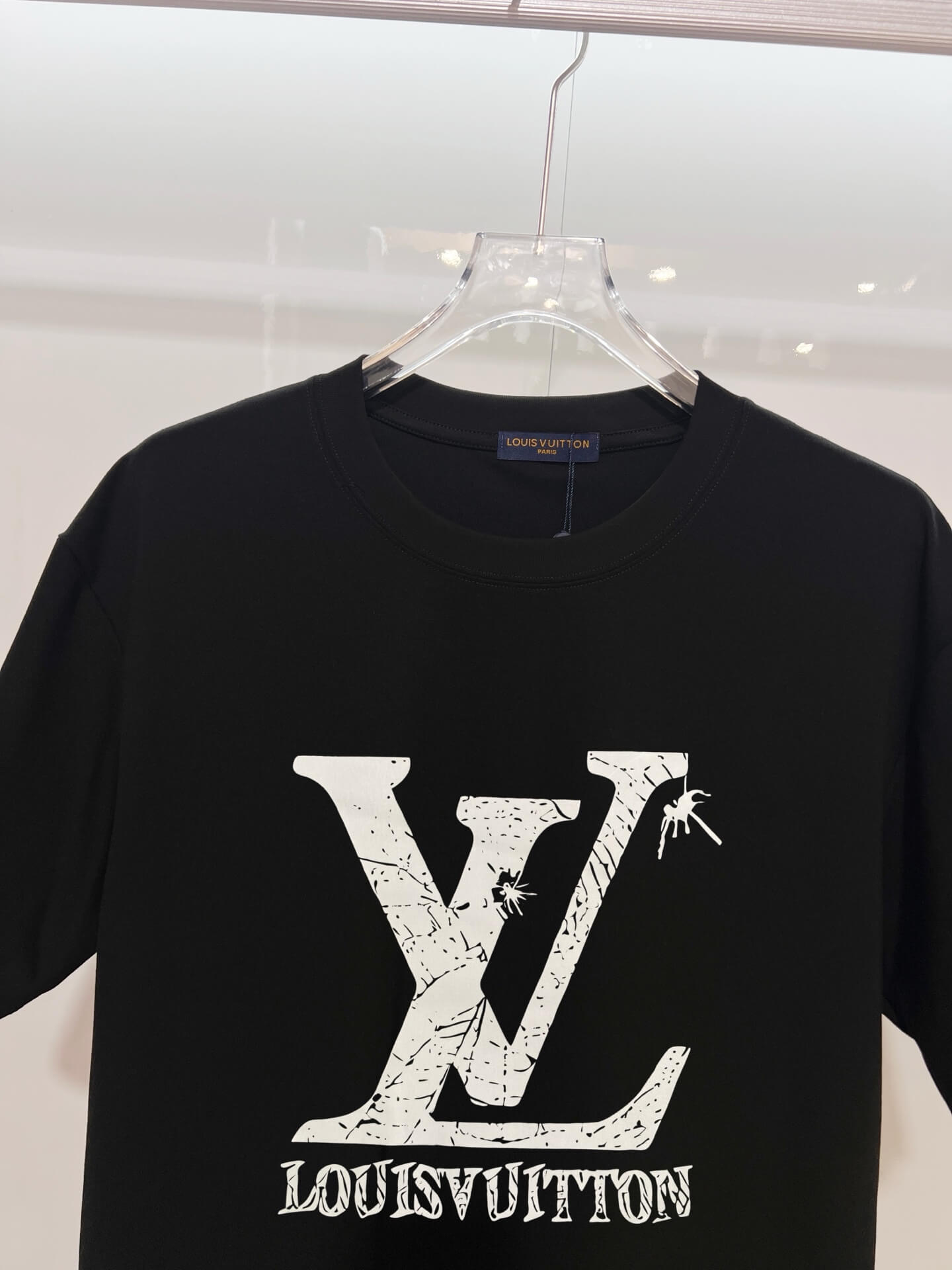Louis Vuitton Spider Web LV Logo T-Shirt – White & Black