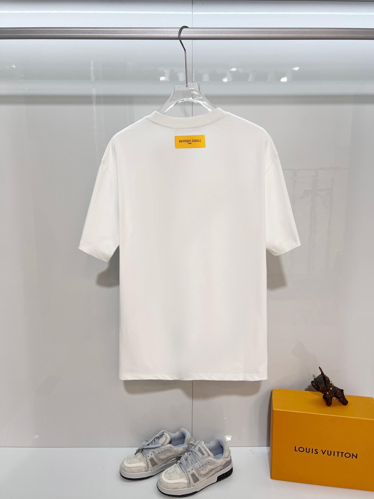 Louis Vuitton Spider Web LV Logo T-Shirt – White & Black – HolloShoe