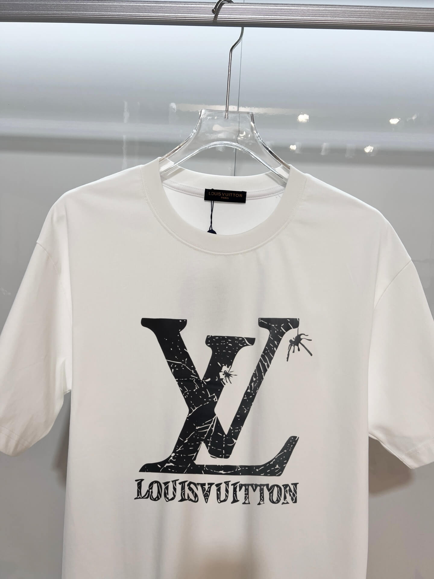 Louis Vuitton Spider Web LV Logo T-Shirt – White & Black