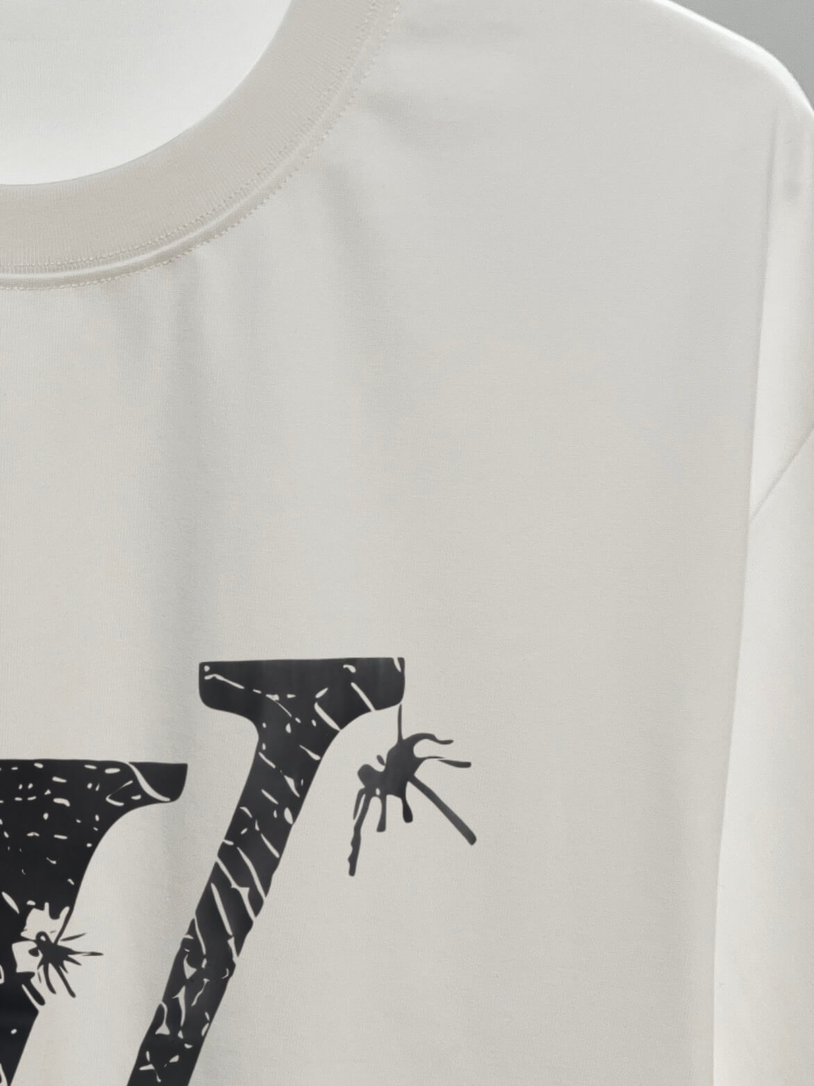 Louis Vuitton Spider Web LV Logo T-Shirt – White & Black