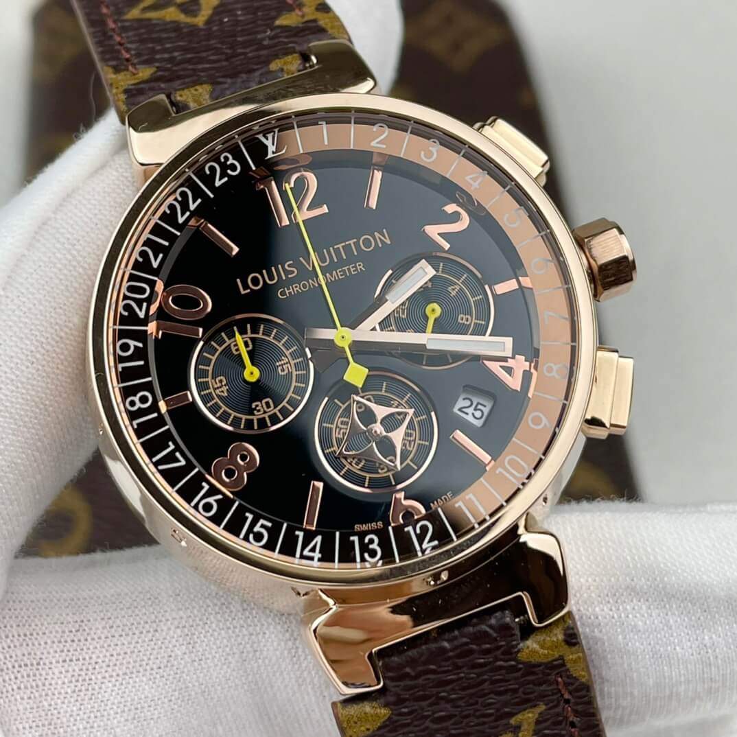 Louis vuitton chronometer swiss made best sale