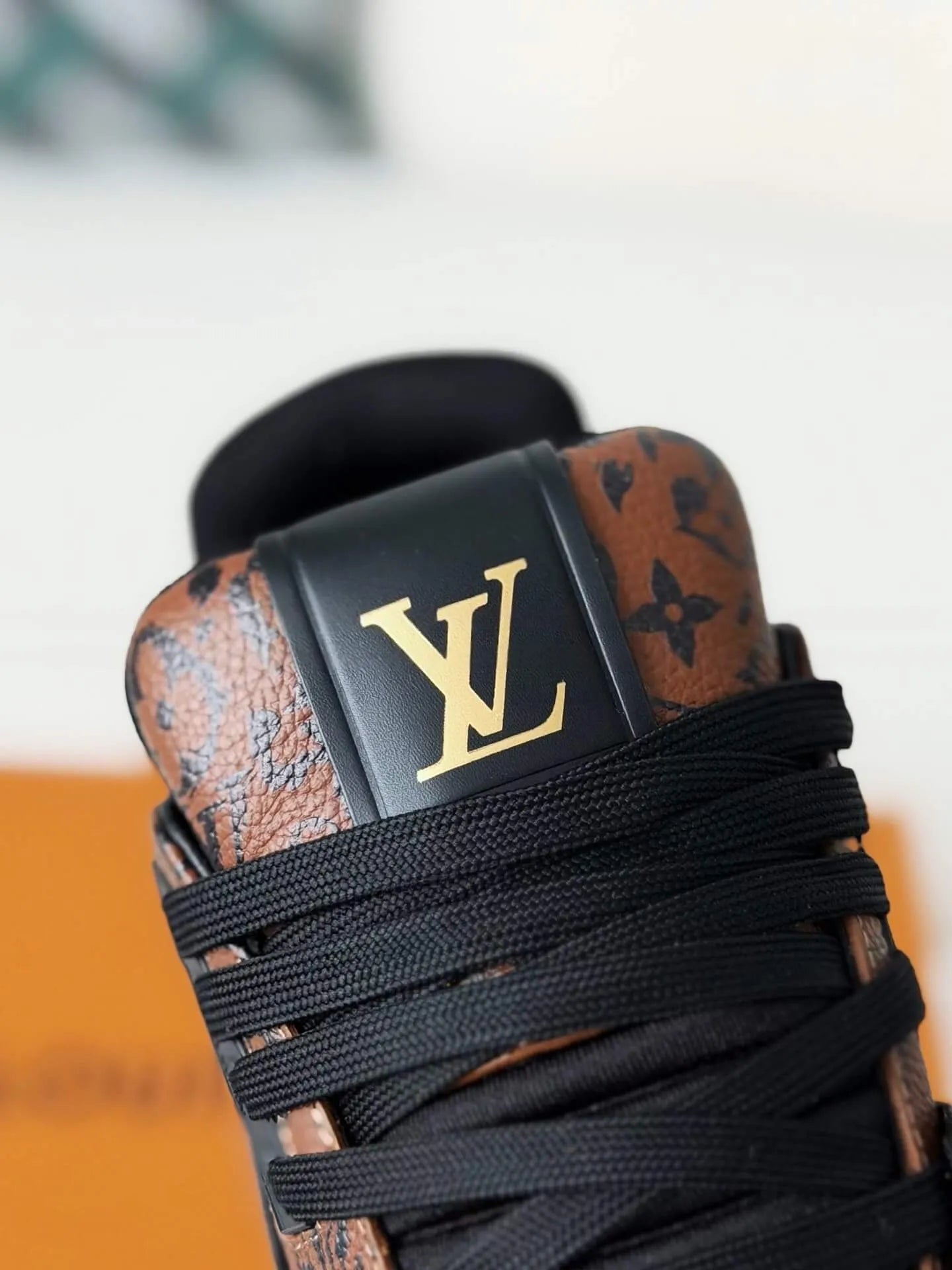 Louis Vuitton Trainer Sneaker – Brown & Black Monogram Leather