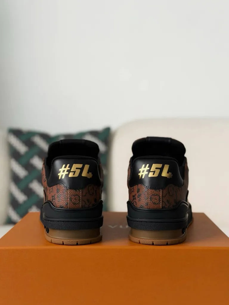 Louis Vuitton Trainer Sneaker – Brown & Black Monogram Leather