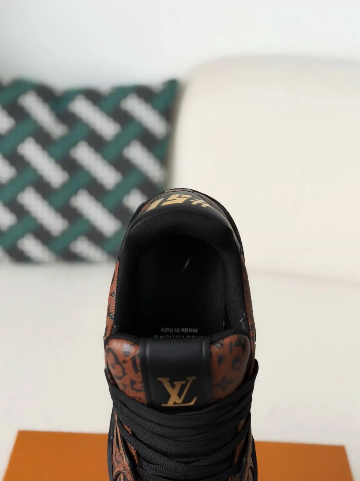 Louis Vuitton Trainer Sneaker – Brown & Black Monogram Leather