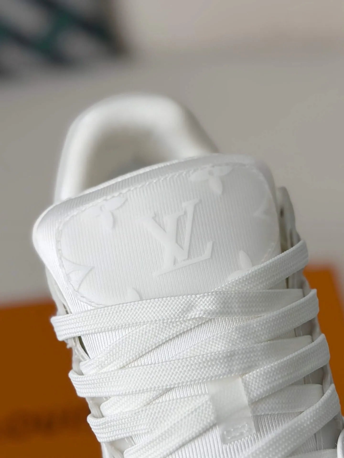 Louis Vuitton Trainer Sneaker – White Transparent Monogram