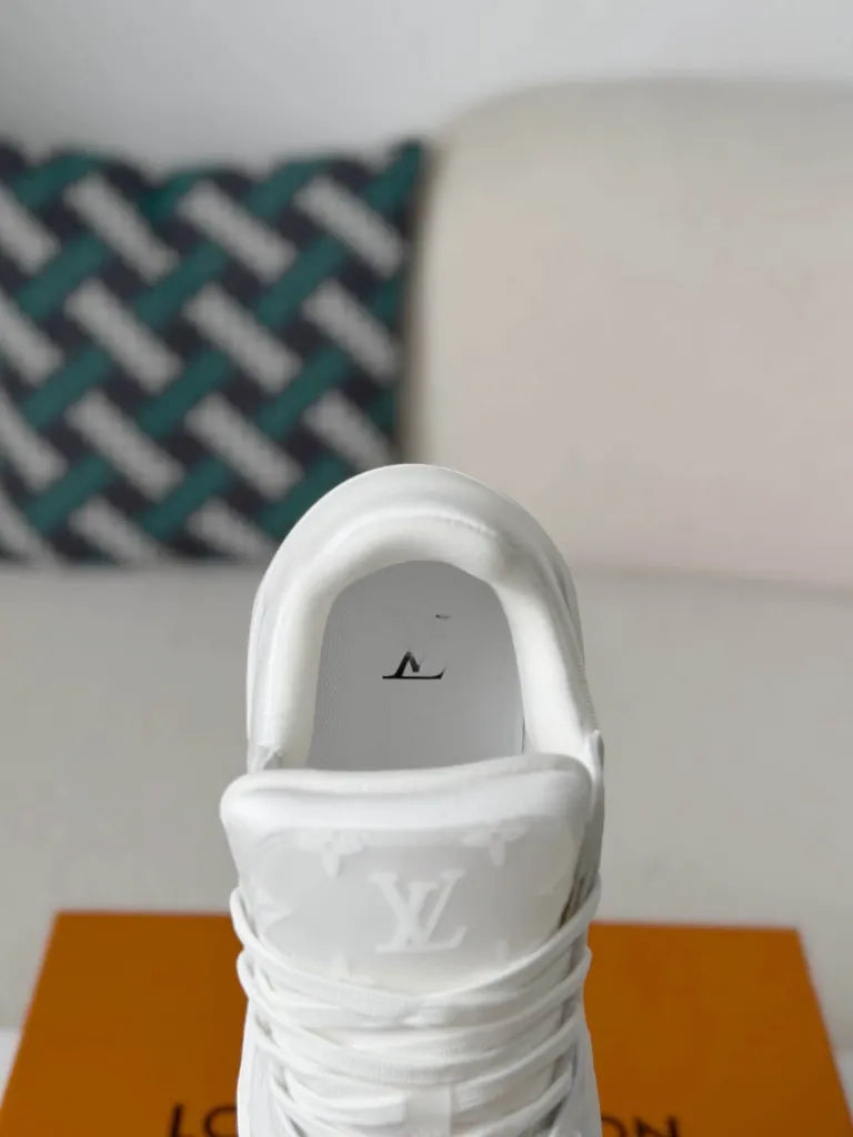 Louis Vuitton Trainer Sneaker – White Transparent Monogram