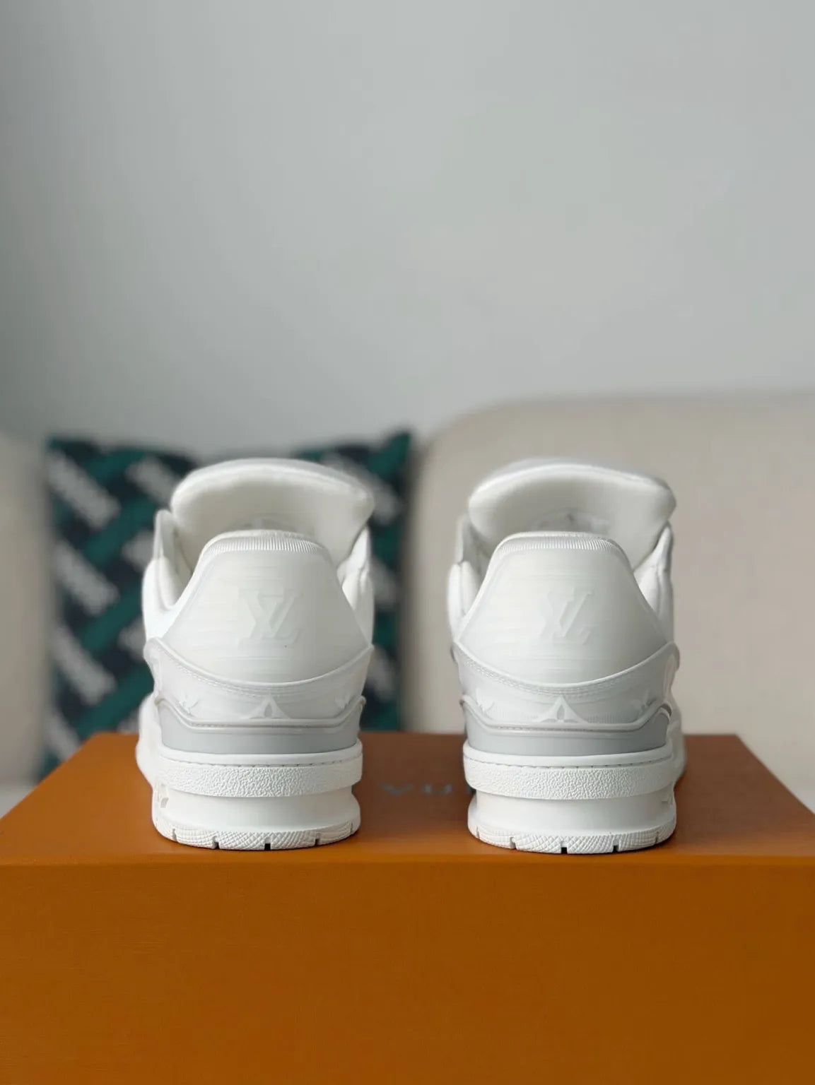 Louis Vuitton Trainer Sneaker – White Transparent Monogram