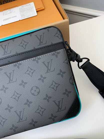 Louis Vuitton LV Trio Messenger "Turquoise Trim"