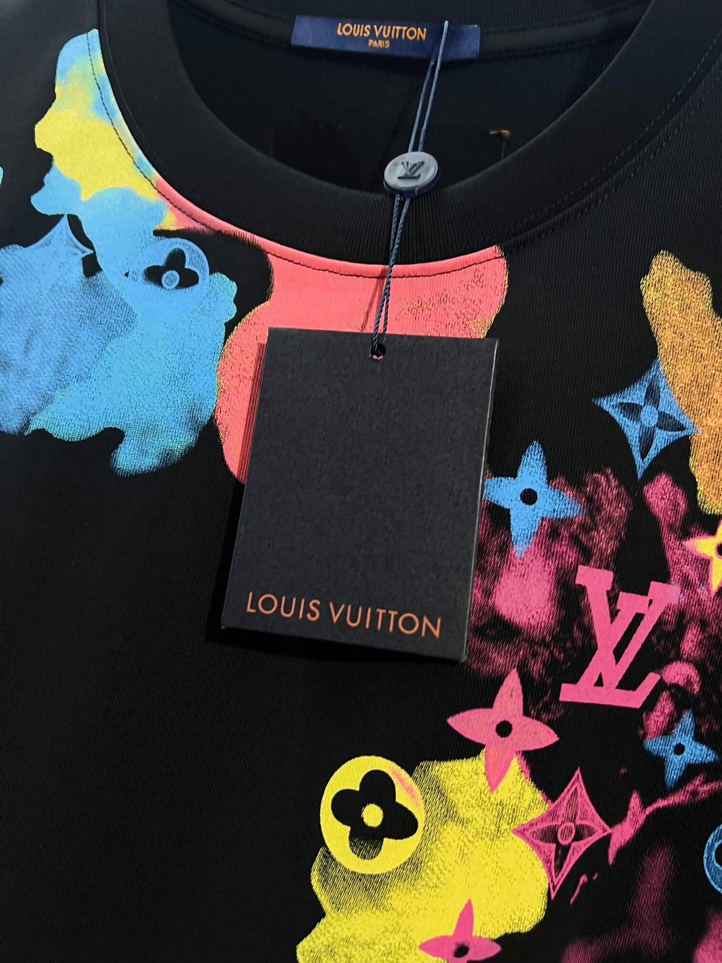 Louis Vuitton Watercolor Monogram T-Shirt – White Multicolor
