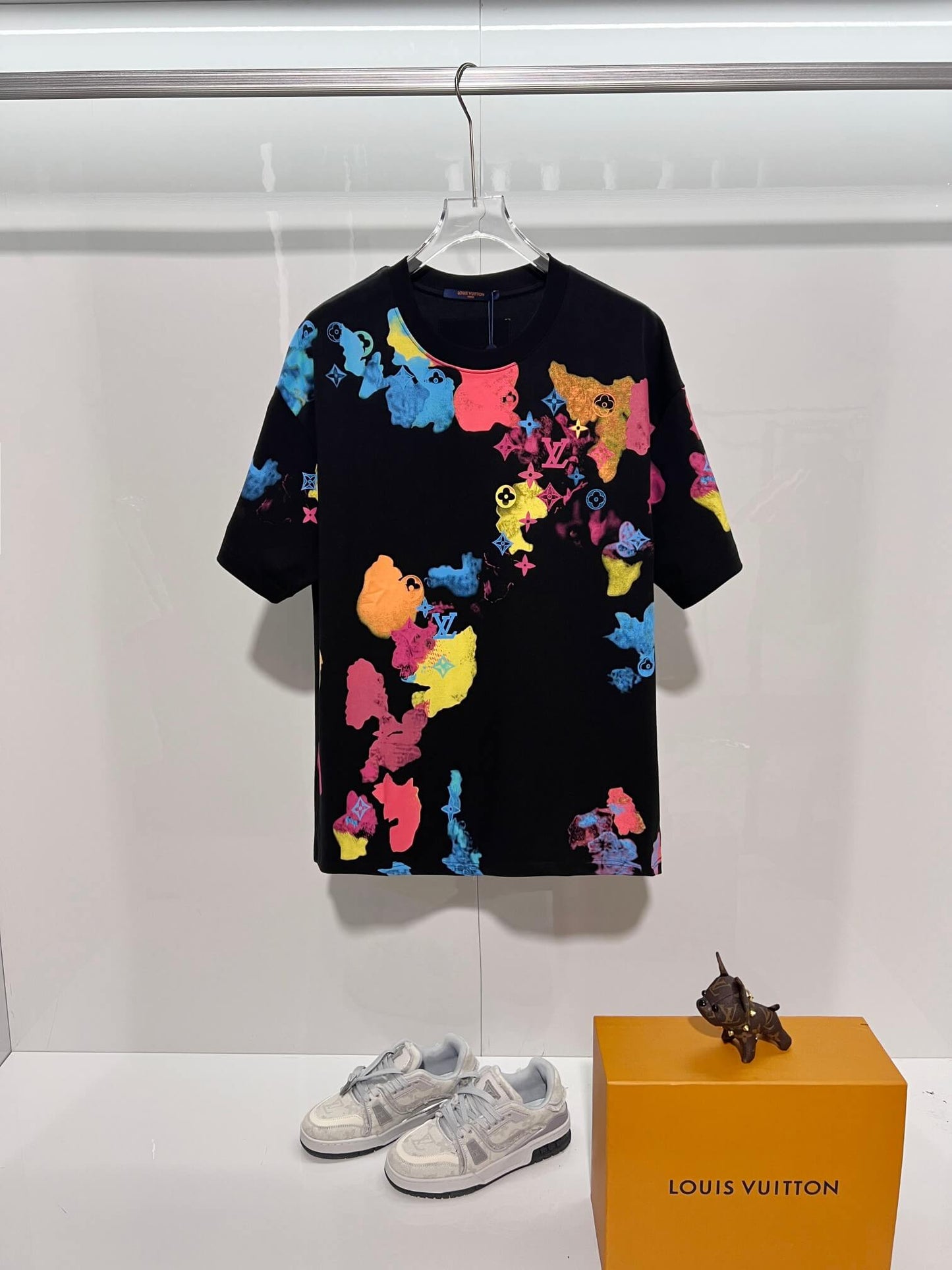Louis Vuitton Watercolor Monogram T-Shirt – White Multicolor