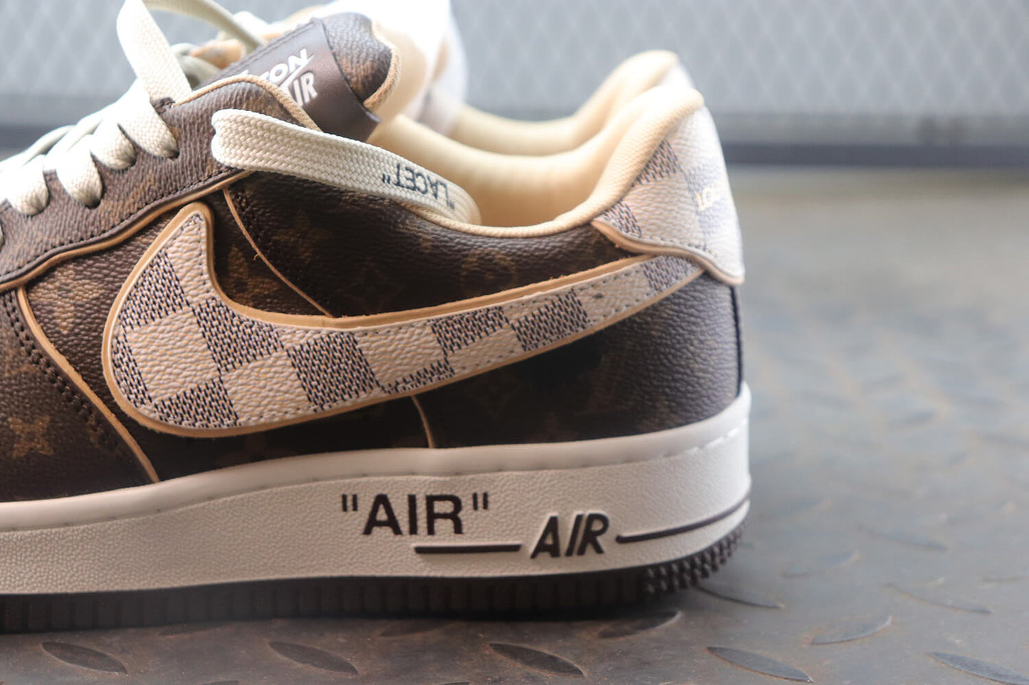 Louis Vuitton X Air Force 1 Low Trainer Brown Monogram Sneakers