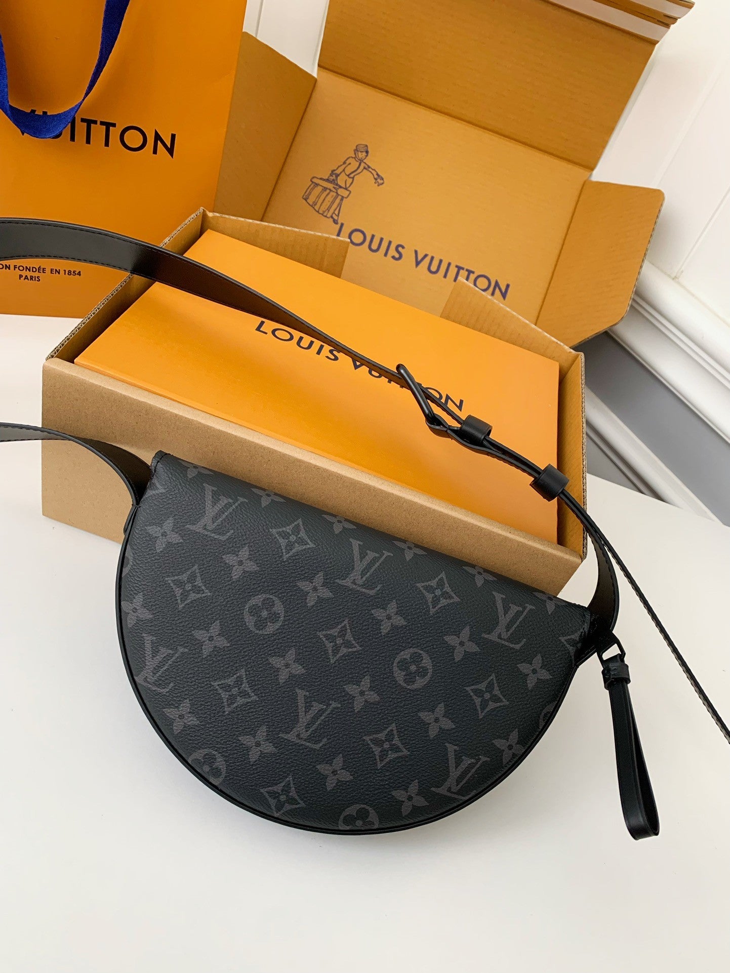 Louis Vuitton LV  Monogram Eclipse Moon Crossbody