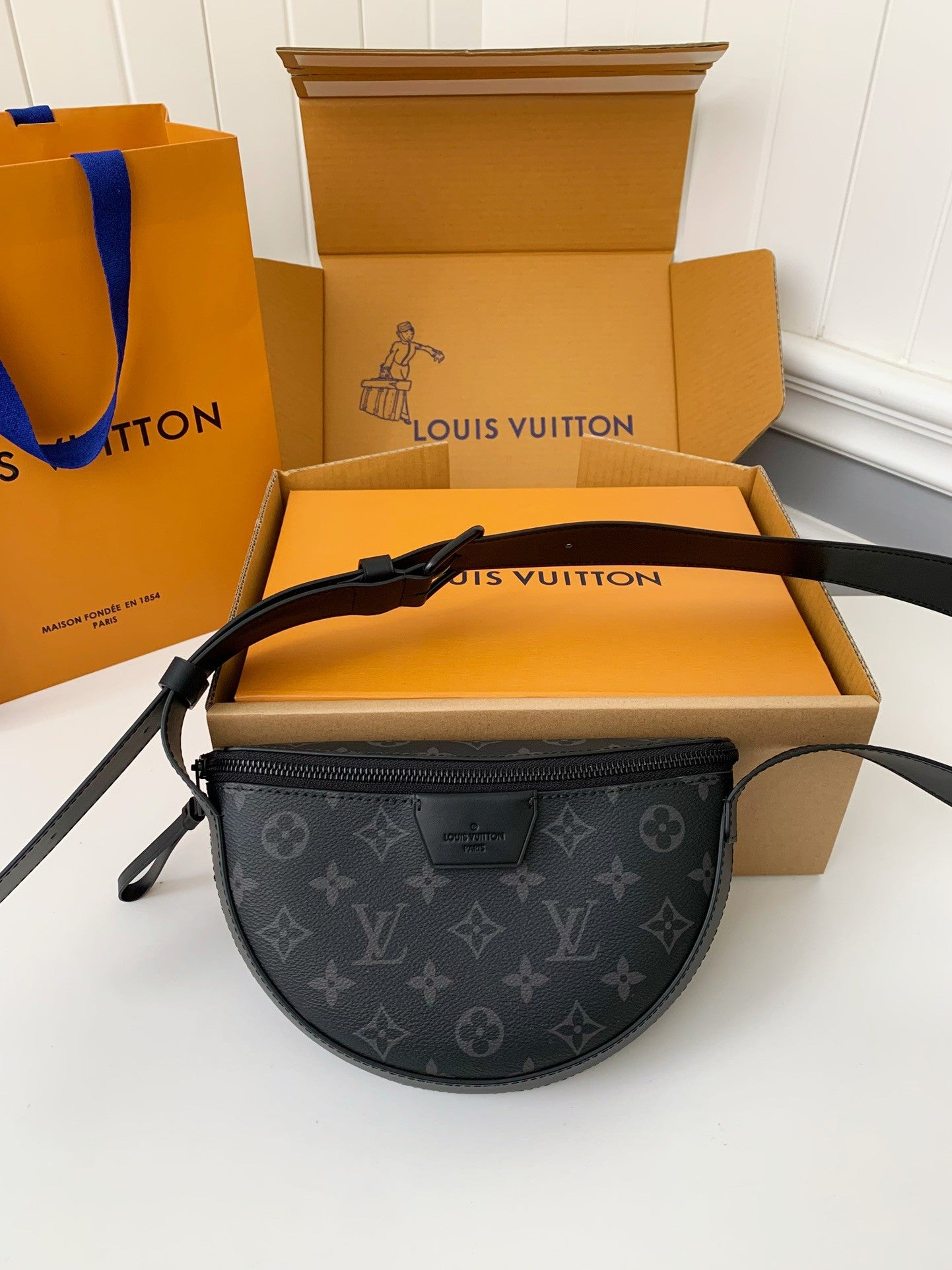 Louis Vuitton LV  Monogram Eclipse Moon Crossbody