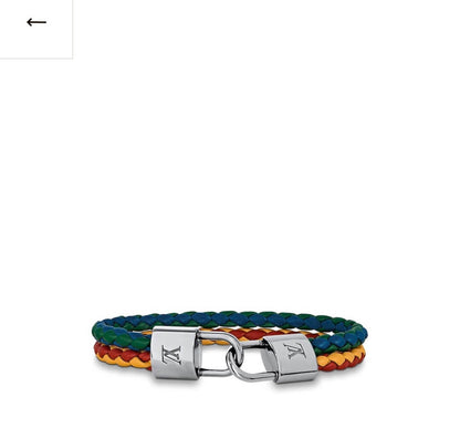 Louis Vuitton LV Double Wrap Leather Bracelet