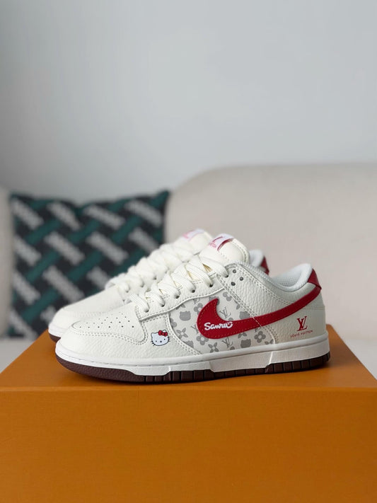 Louis Vuitton x Nike Dunk Low – Hello Kitty & Sanrio Edition White/Red
