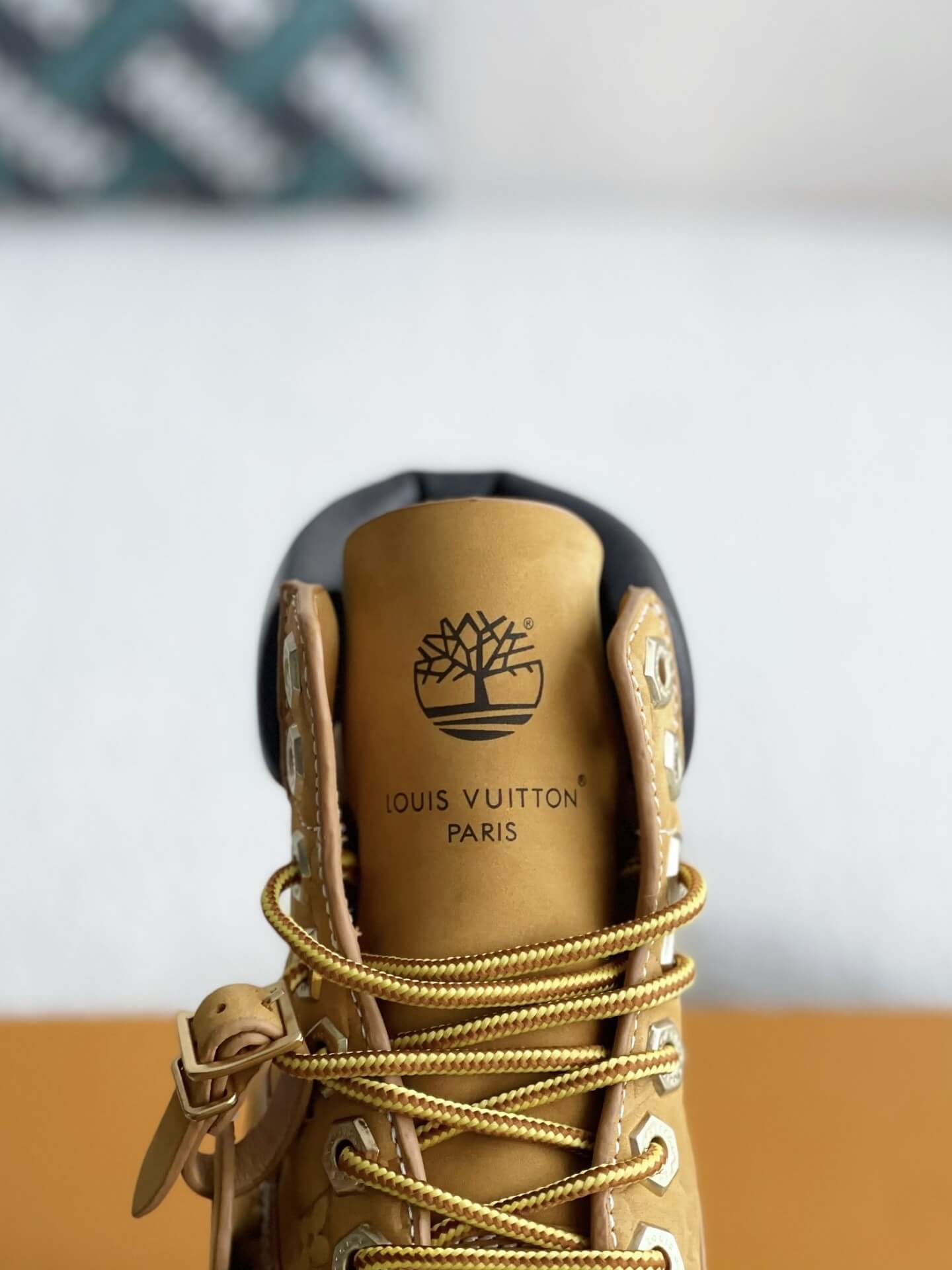 Louis Vuitton x Timberland 6-Inch Ankle Boot in Wheat Monogram