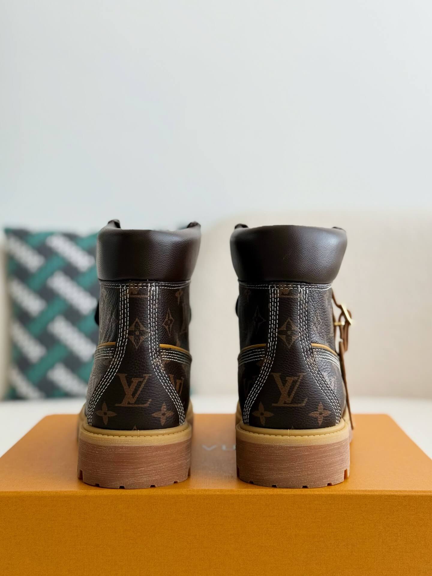 Louis Vuitton x Timberland Monogram Brown 6-Inch Ankle Boot