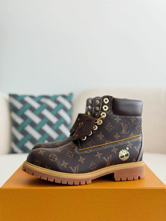 Louis Vuitton x Timberland Monogram Brown 6-Inch Ankle Boot