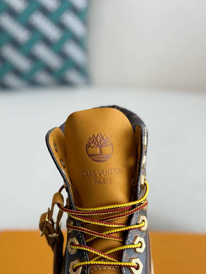 Louis Vuitton x Timberland Wheat Base Monogram 6-Inch Ankle Boot