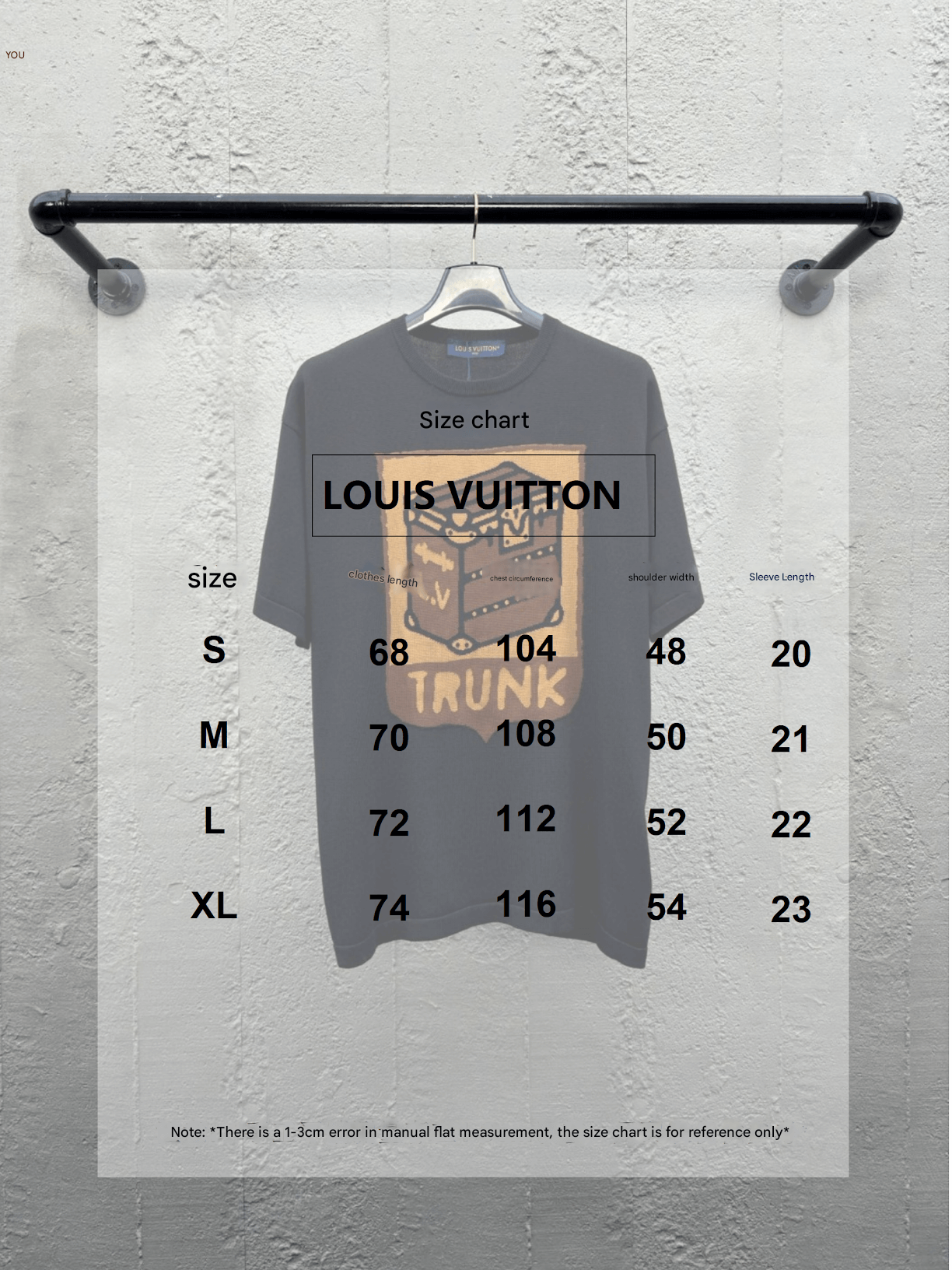 Louis Vuitton Graphic Short-Sleeved Crewneck 'Black'